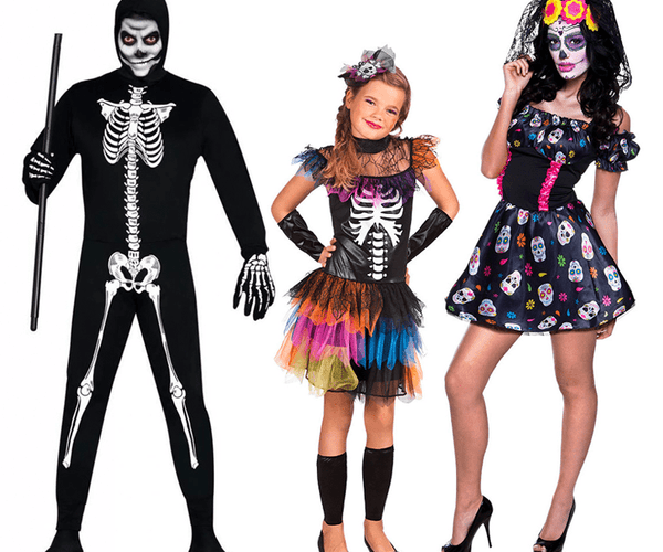 LADIES Halloween Costume DAY OF THE DEAD Skirts BLACK Sugar SKULL Skirts UK - Foto 11