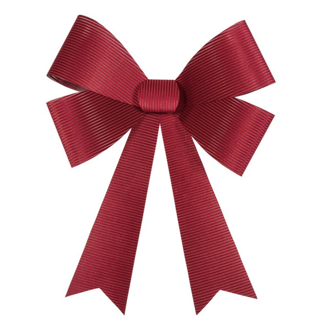 Velluto con fiocco rosso bordeaux 86 cm