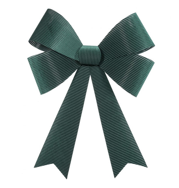 Velluto con fiocco verde scuro 86 cm