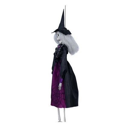 Bambola di Halloween Strega Scheletro 40 cm