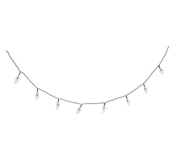 Ghirlanda luminosa di Halloween LED Fantasmi 1,55 m