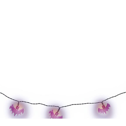 Ghirlanda luminosa di Halloween LED Pipistrelli 1,55 m