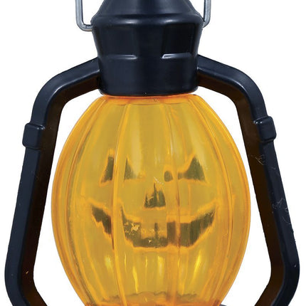Decorazione da tavolo Halloween Lanterna di zucca 10 cm