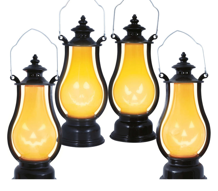 Decorazione da tavolo Halloween Lanterna Zucca 16cm