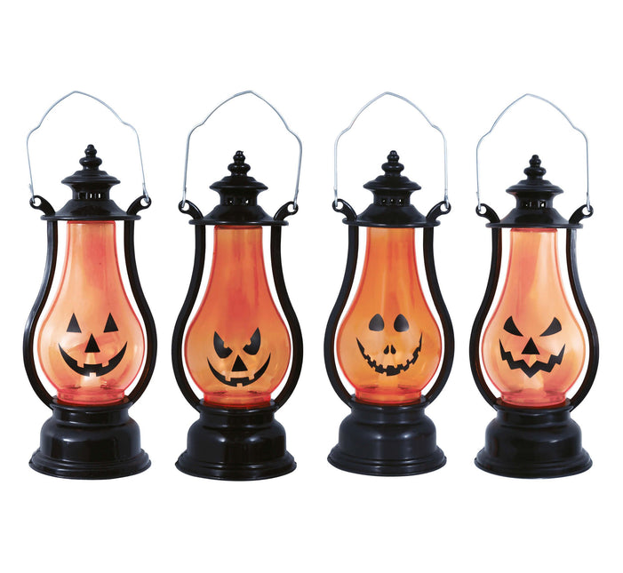 Decorazione da tavolo Halloween Lanterna Zucca 16cm