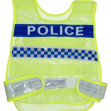 Gilet giallo della polizia stradale, adulto