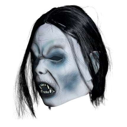 Capelli con maschera da vampiro di Halloween