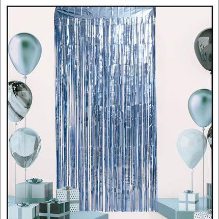 Stuoia blu per la tenda della porta 2m