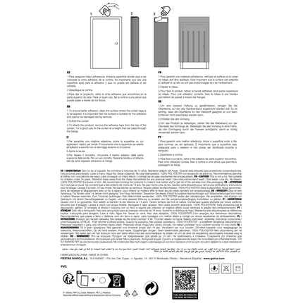 Stuoia blu per la tenda della porta 2m