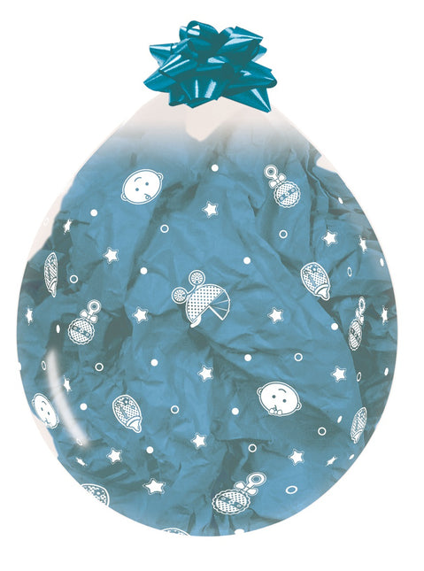 Palloncino Birth Stuffer Blu 45cm 25 pezzi