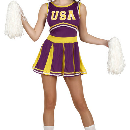 Costume da ragazza cheerleader 14/16 anni