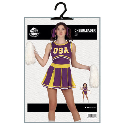 Costume da ragazza cheerleader 14/16 anni