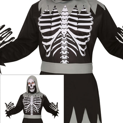 Costume Halloween Uomo Scheletro Mistico