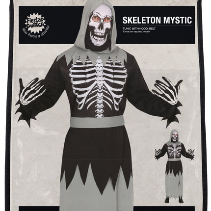 Costume Halloween Uomo Scheletro Mistico