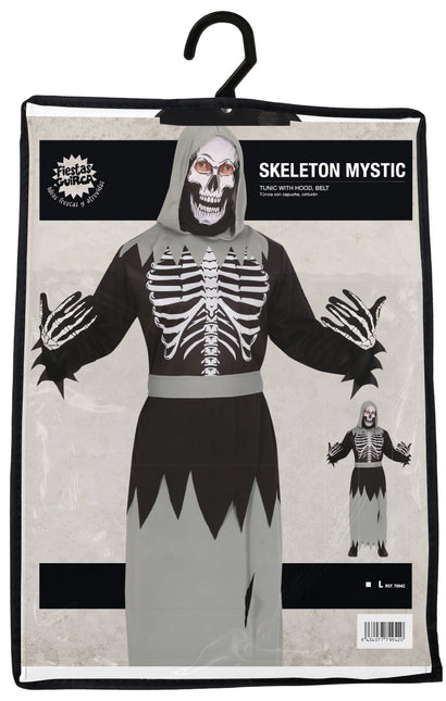 Costume Halloween Uomo Scheletro Mistico