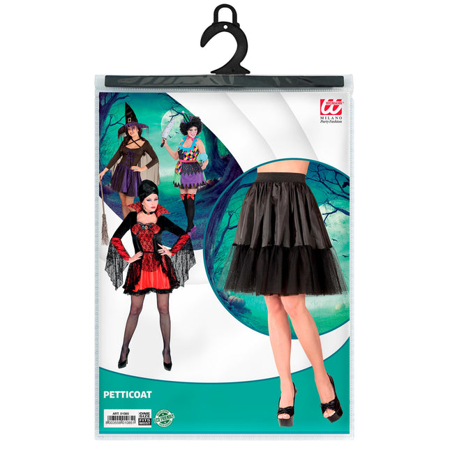 Gonna nera in tulle