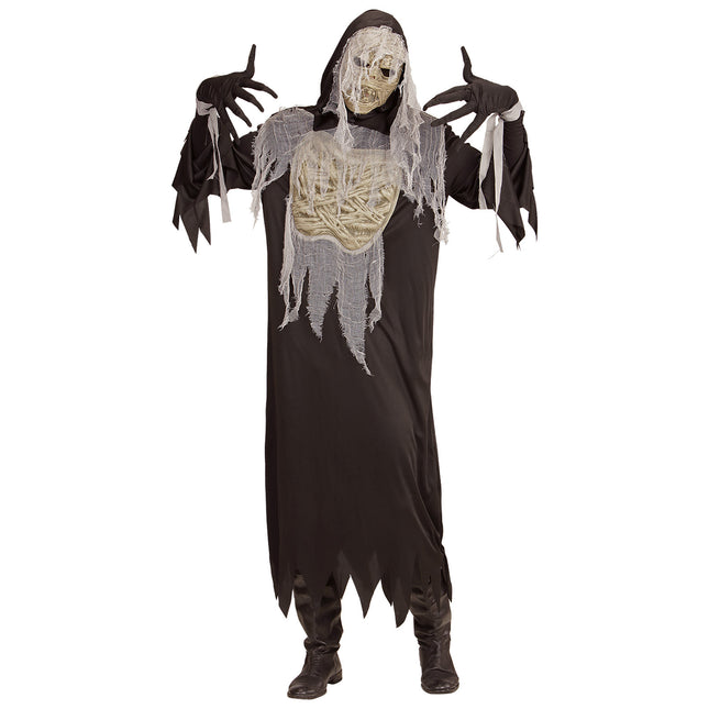 Costume di Halloween da uomo Mummia 4 pezzi