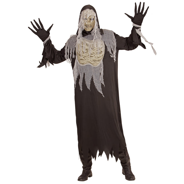 Costume di Halloween da uomo Mummia 4 pezzi