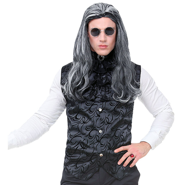 Gilet di Halloween Nero Gotico