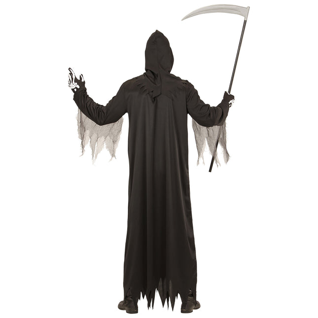 Costume di Halloween da uomo Scheletro Mietitore