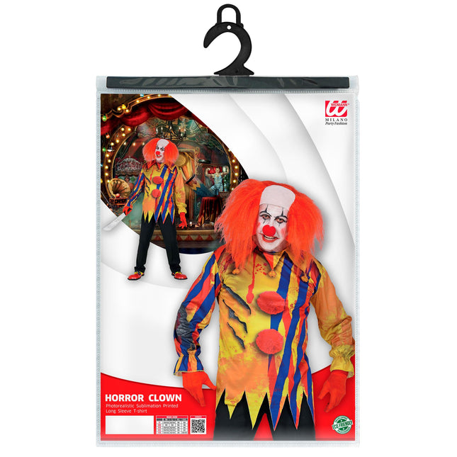 Camicia Halloween Clown Uomo