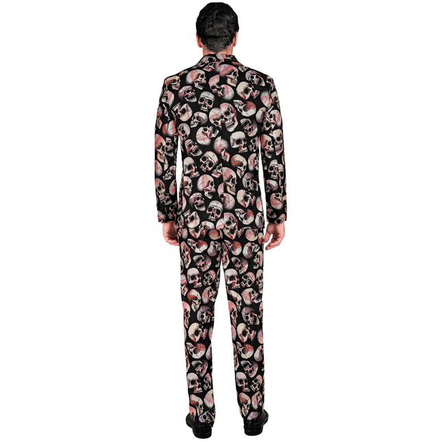 Costume di Halloween da uomo con teschio