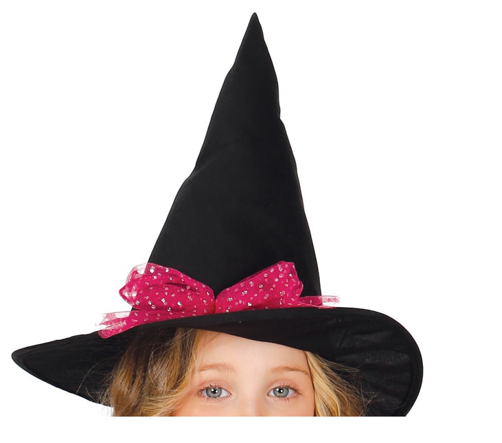 Costume di Halloween da strega bambino rosa