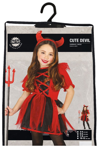 Costume Halloween Bambino Diavolo Ragazza