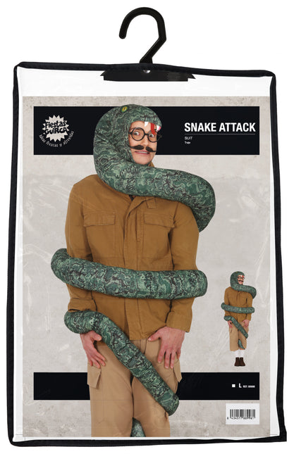 Costume di Halloween Attacco del serpente