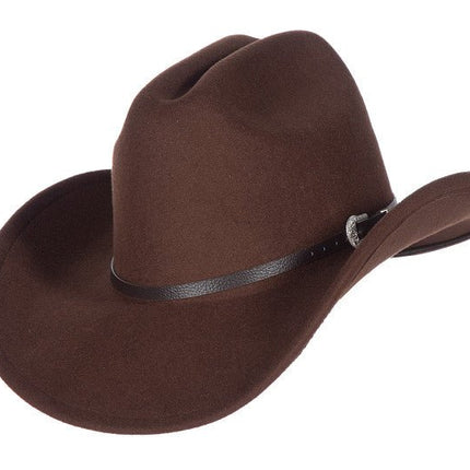 Cowboy Hoed Bruin Gesp van Wilbers & Wilbers koop je bij Partywinkel