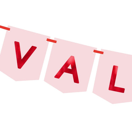 Valentijnsdag Letterslinger 1,50m van Partydeco koop je bij Partywinkel