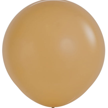 Bruine Ballonnen 91cm 10st van Sempertex koop je bij Partywinkel