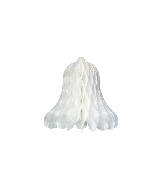 Campana di Natale 30 cm - Bianca