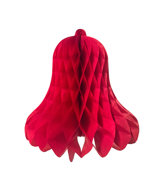 Campana di Natale 50 cm - Rossa