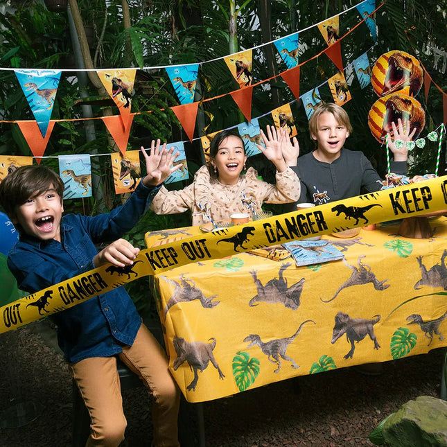 Dinosaurus Banner Joyeux Anniversaire van Boland koop je bij Partywinkel