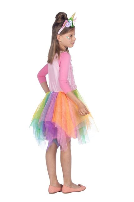 Unicorn Jurk Meisje 2 delig van Wilbers & Wilbers koop je bij Partywinkel