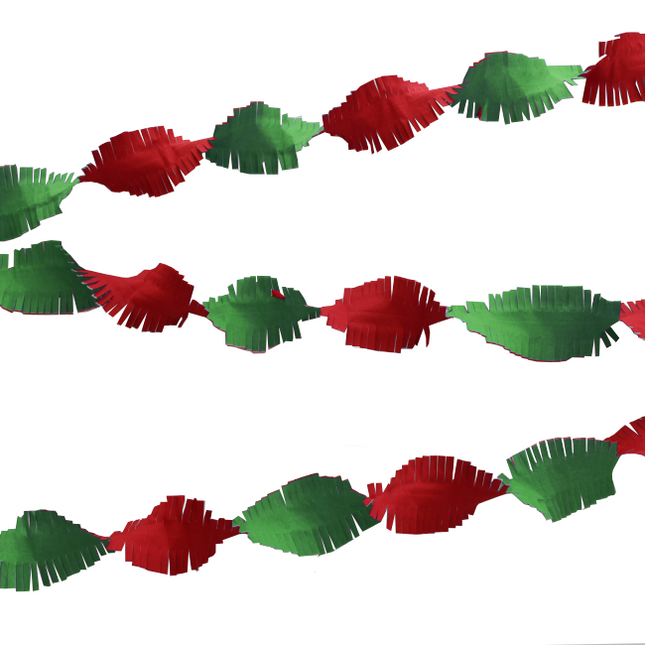 Ghirlanda Rosso/Verde/Giallo ignifuga 24m