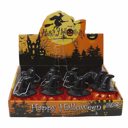 Decorazione di Halloween appesa Zucca con luce 8 cm