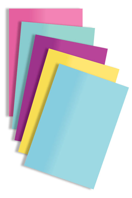 Set di colori di carta crespa 50cm 2,5m 5pz