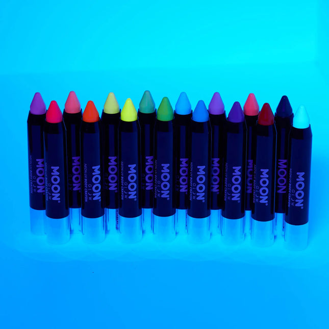 Moon Glow Intense Neon UV Body Crayons Bianco 3.2g