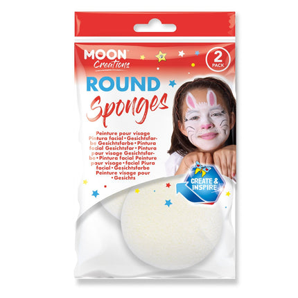 <tc>Moon Creations</tc> Spugna tonda 2 pacchetti