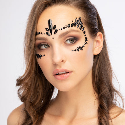 Gioielli per il viso di Halloween Moon Terror Feisty Feline