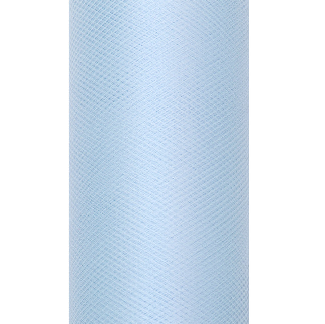 Rotolo di tulle azzurro 15cm 9m