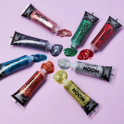 Moon Glitter Classic Fine Glitter Gel Argento 12ml
