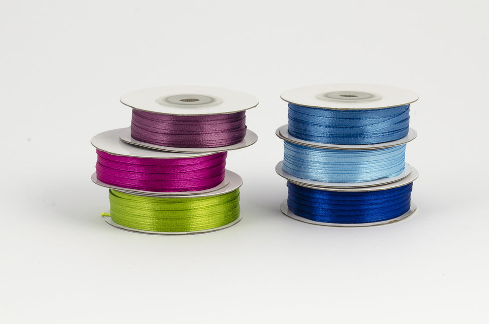 Nastro di raso azzurro 3mm 50m