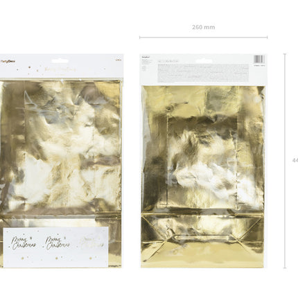 Borse da condividere Oro 38cm 3pz