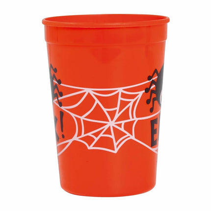 Tazza arancione Halloween Spider 11cm