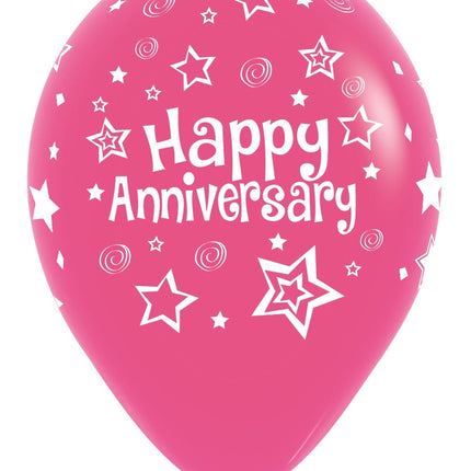 Palloncini Happy Anniversary Mix 30cm 25pz