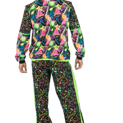 Tuta da ginnastica anni '80 Neon