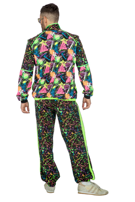 Tuta da ginnastica anni '80 Neon